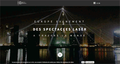 Desktop Screenshot of europe-evenement.com